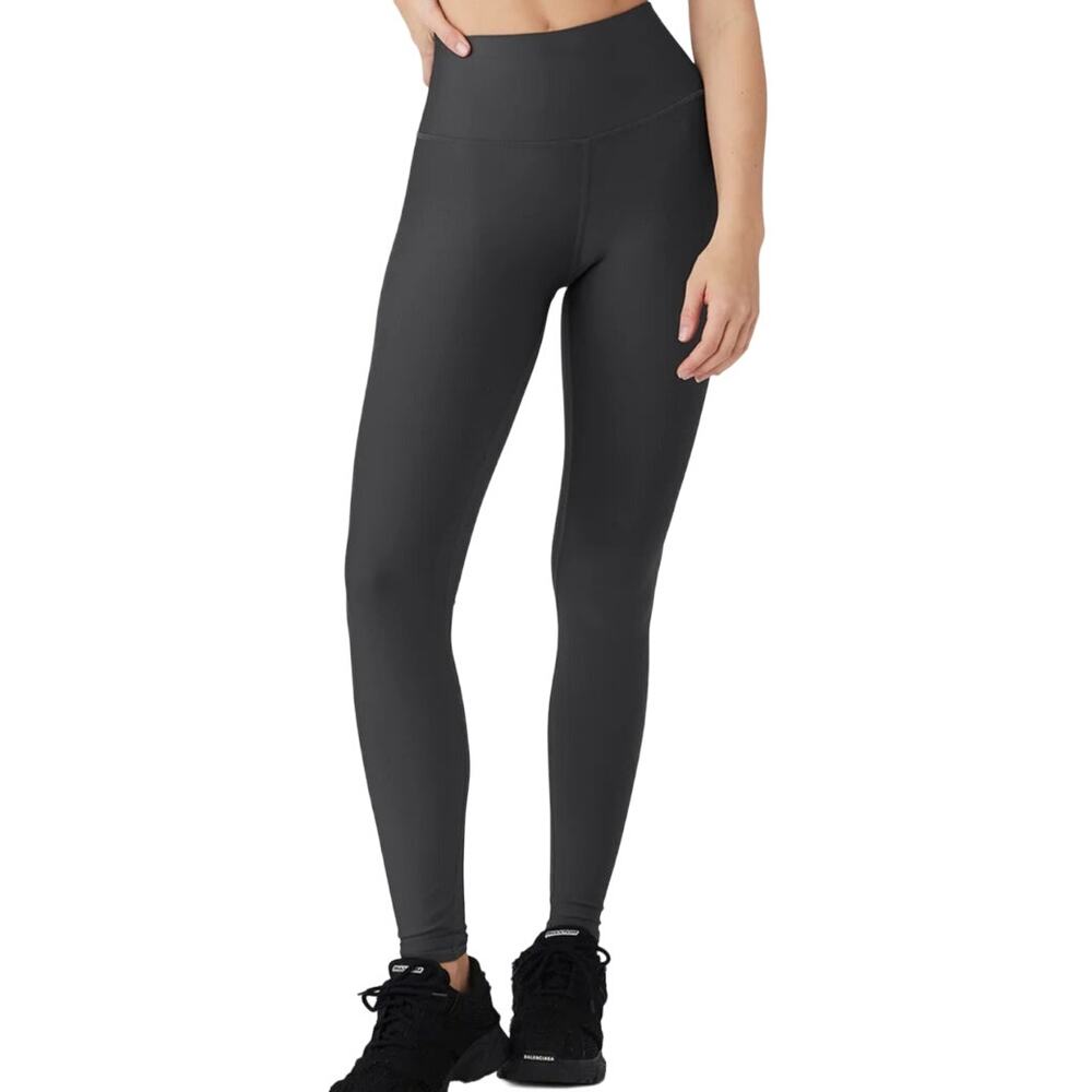Alo Yoga Airlift Leggings High Waist Stretch Athletic Training Running Gray S